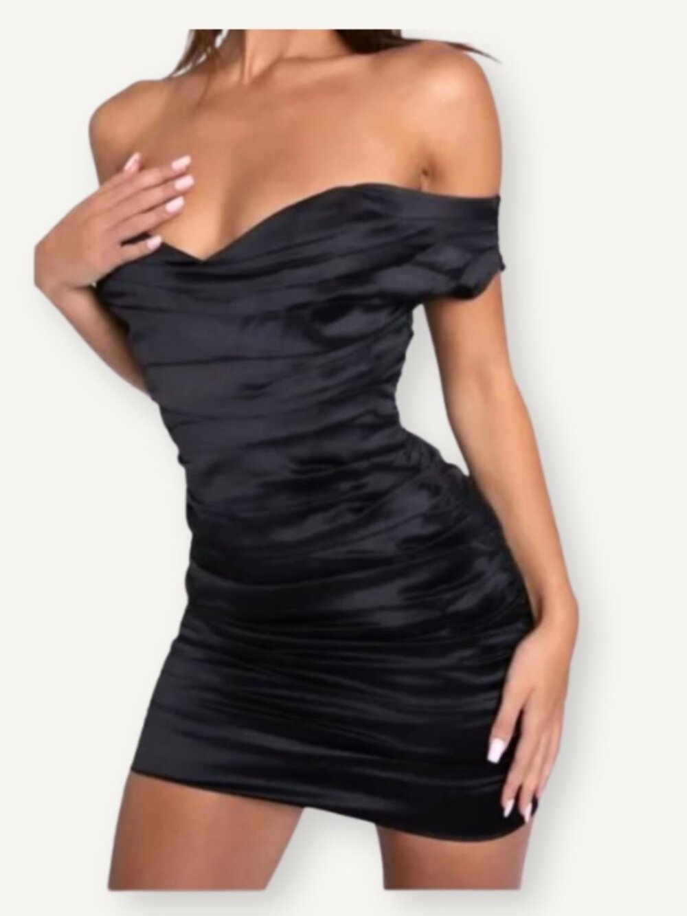 NWT | Heiress Beverly Hills Off Shoulder Mini Dress | xxs